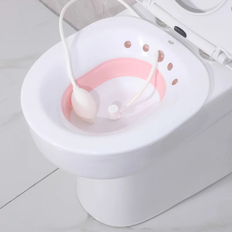 Portable Bidet Sitz Bath Tub Basin For Pregnant Women Elderly Postpartum Hemorrhoids Patient Toilet Sitz Bath Tub Basin Bidet