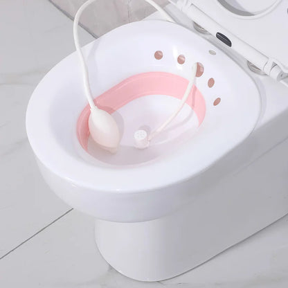 Portable Bidet Sitz Bath Tub Basin For Pregnant Women Elderly Postpartum Hemorrhoids Patient Toilet Sitz Bath Tub Basin Bidet